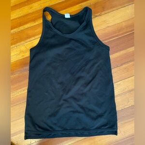 GAP fit black racer back tank, XS